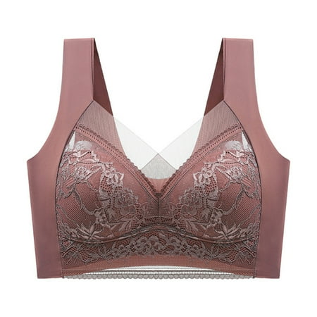 

Lace Seamless Beauty Back Underwear Lightweight and Breathable for Large Bust