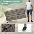 thumbnail image 4 of AVAWING 240 Gallon PE Wicker Storage Box, Patio Deck Box, Outdoor Container, Gray, 4 of 8