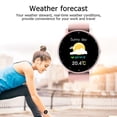 thumbnail image 3 of Biplut 1.28 Inch Smart Watch Round Screen Heart Rate Measurement IP69 Waterproof Message Reminder Sport Bracelet for Android, 3 of 12