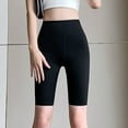 thumbnail image 2 of Daiosportswear Biker Shorts for Women High Waisted Buttery Soft Workout Shorts Womens Solid Color Pant for Cycling Yoga Athletic,Shorts Pants for Women Black L(L), 2 of 5