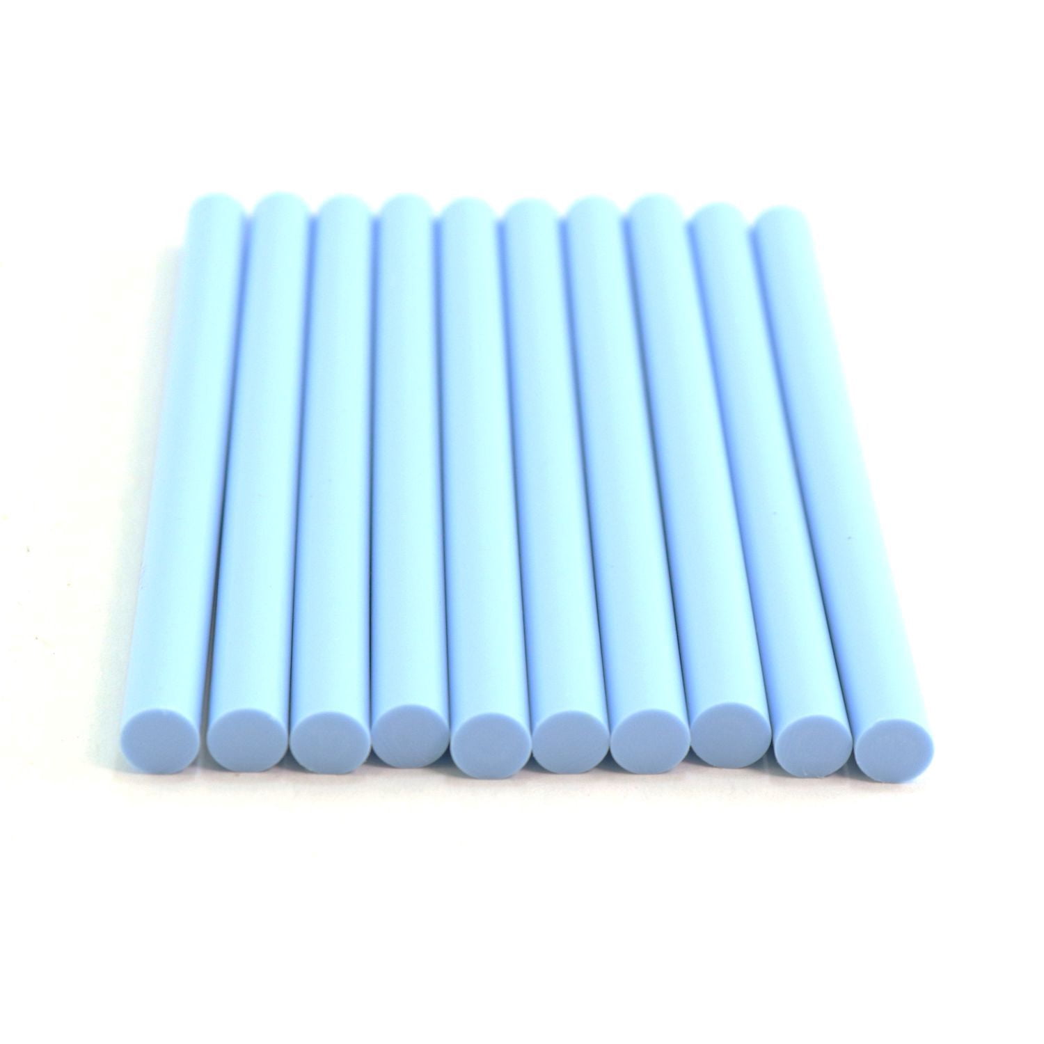 725M54CLIGHTBLUE Mini Size 4" Light Blue Color Hot Glue Stick - 5 lb Box