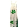 thumbnail image 4 of Stylish St Patrick's Day Print Jumpsuit with Pockets Full Length Romper Comfortable Casual Wear for Holiday Festive Outfit Summer Celebration! ,Green,XXXXL, 4 of 4