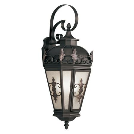 Livex Berkshire 2196-07 Outdoor Wall Lantern - Bronze - 11.5W in.