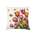thumbnail image 1 of Cubiertas de Almohada Decorativas de Primavera Impresa Funda de Almohada, Decoración Floral, Cubierta Del Cojín Del Sofá, Cubierta Del Cojín Del Hogar, 1 of 6