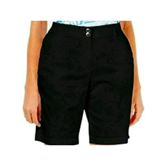 KAREN SCOTT Womens Black Pocketed Shorts 8