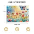 thumbnail image 2 of PIKWEEK Butterfly Canvas Wall Art Colorful Wildflower Wall Decor Watercolor Daisy Poppy Canvas Prints Pictures Ink Paintings Abstract Floral Poster Artwork for Bathroom Living Room Home Decorations, 2 of 5