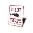 thumbnail image 4 of Pilot Parking Novelty Decor, Metal Wall Sign - 10x14 Inches, 4 of 4