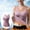Pink, variant on Women's Lined Thermals Underwear Tops Base Layer Tank Top Vest for Cold Weather Beige XXL
