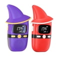 thumbnail image 2 of 2 walkie-talkies para niños, radios bidireccionales, juguetes portátiles para niños. rojo y morado, 2 of 8