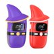 thumbnail image 2 of 2 piezas de walkie-talkies para niños, radios bidireccionales, juegos, receptores de radio de largo alcance rojo y morado, 2 of 8