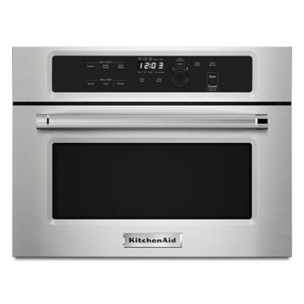 KITCHENAID KMBS104ESS 24" BuiltIn Microwave With 27"/30" Trim Kits