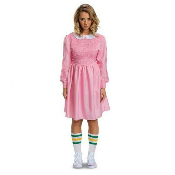Eleven Pink Dress Deluxe Adult Costume