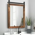 thumbnail image 7 of YOSHOOT 24" x 32" Rustic Wooden Farmhouse Wall Mirror, 7 of 7