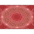 thumbnail image 1 of Ahgly Company Machine Washable Indoor Rectangle Transitional Red Area Rugs, 5' x 7', 1 of 1