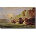 thumbnail image 1 of Ceramic Tile Mural-Jasper Cropsey Waterfalls Bathroom Tile Mural 6. 21.25" w x 12.75" h using (15) 4.25 x 4.25 ceramic tiles, 1 of 3