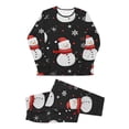 thumbnail image 2 of Uaswgudfs Christmas Gift for Family, Matching Pajama Set Xmas Sleepwear Comfy Lounge Set 2 Piece Snowman Jammies, 2 of 6