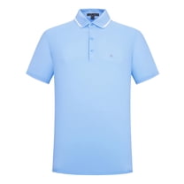 Pro X Gear Men's Premium Golf Polo – Silky Tech Nylon, Cooling, UV-Resistant, Quick-Dry Athletic Shirt for Golf, Tennis, and Casual Wear Blue 3X-Large