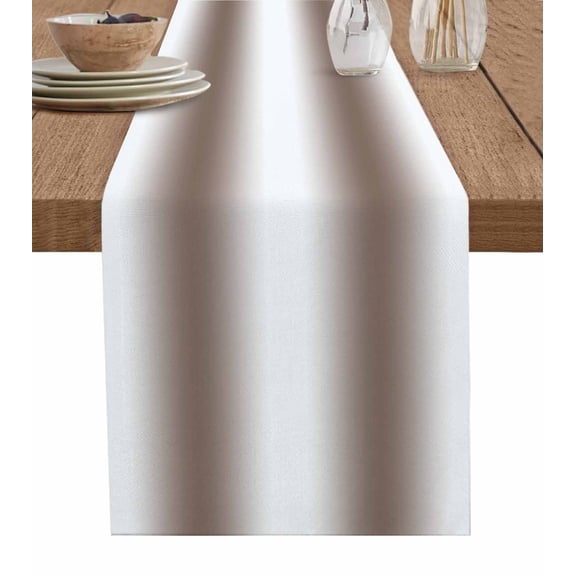 Hokiten Table Runners 72 Inches Long Dress Scarves, Brown Ombre Farmhouse Kitchen/Dining Table Runner, Coffee Tablerunners, Farmhouse Stripes Modern Art 14x72 Inch