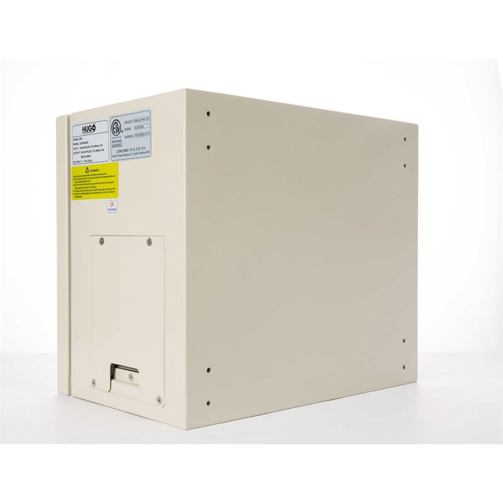 Hugo 350W Pure Sine Wave Battery Backup For Tankless Water Heaters And Gas Appliances With Brass Flow Sensor
