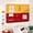 Orange Yellow + Red, variant on Mifurn 11.8''*15.75'' Felt Bulletin Board, 2 Colors, 6 Pack