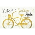 thumbnail image 2 of Pela Studio 18x13 White Modern Wood Framed Museum Art Print Titled - Golden Ride III, 2 of 4