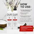 thumbnail image 2 of Pure Blends Red Moisturizing Color Depositing Conditioner Brighten & Tone Color Faded Hair Semi Permanent Hair Dye Prevents Color Fade Extend Color Service on Color Treated Hair 8.5 Oz., 2 of 7
