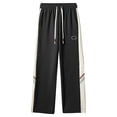 thumbnail image 4 of XDZJLR Men's Casual Pants Fashion Drawstring Design Flat Legs Loose Thin Pant, 4 of 7