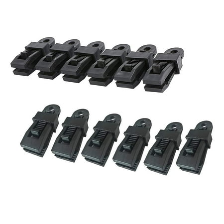 12 Pack Clamp Tarp Clips Awning Clamp Set Trap Clips Jaw Tent Snaps ...