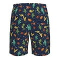 thumbnail image 6 of Kll Shells And Seaweed Men'S Casual Summer Beach Shorts Hawaiian Shorts With Pockets-Xx-Large, 6 of 9