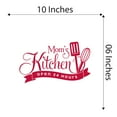 thumbnail image 4 of Moms Kichen Open 24 Hours Cook Tomato Cucumber Pumpkin and Peppers Zucchini Lettuce Farm Chicken Cow Horse Farmer Ranch Egg Fox Holiday Decorating Ideas Wall Decal Sticker - Size: 10 In X 6 In, 4 of 5
