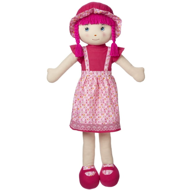 Love & Hug Rag Doll for Girls, 48" Soft Huggable Plush Doll for Kids