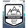 thumbnail image 3 of Squiddy Mount Kilimanjaro - Vinyl Sticker Decal for Phone, Laptop, Water Bottle (3" high), 3 of 4