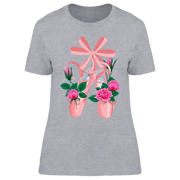 Ballet Slippers T-Shirt Women -Image by Shutterstock, Female Large