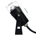 thumbnail image 4 of Bearachild Foco LED de pared 250LM IP65 impermeable resistente a la intemperie iluminación de paisaje fiesta 180 grados giratorio lámpara de un haz para Iluminación y accesorios Luz blanca Bearachild HA011797-01B, 4 of 6