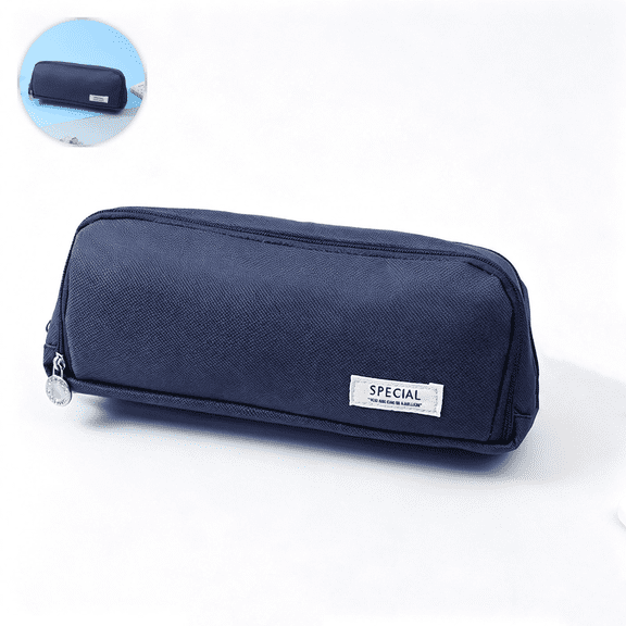 Multi-layer Cloth Pencil Case Set – Elegant Japanese and Korean Style Multi-Functional Stationery Storage Box for Office and Creative Use (2-Pack)