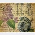 thumbnail image 2 of CafePress - Steampunk Skeleton Key Lilac Seashells Mousepad - Non-slip Rubber Mousepad, Gaming Mouse Pad, 2 of 6