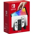 thumbnail image 2 of Nintendo Switch White OLED Console with Minecraft: Switch Edition, NSO 12 Month Family Membership, MightySkins Console and Controller Skin Voucher, and 2 Year CPS Extended Warranty, 2 of 4