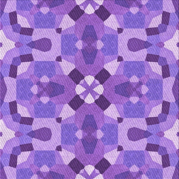 Ahgly Company Machine Washable Indoor Square Transitional Purple Plum Purple Area Rugs, 5' Square
