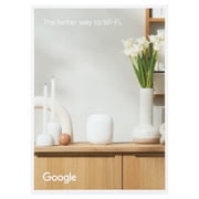 Google Nest Wifi Pro AX de Triple Banda Bluetooth de Baja EnergÃa (BLE), Router de Malla Wifi 6e con Adaptador de Corriente de 22 W, Cable Ethernet (6.5 ft), GuÃa de Inicio Rápido, Seguridad GA03030-US 1 Pack