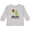 thumbnail image 3 of Inktastic 2nd Birthday Dinosaur Party Two Year Old Boys Long Sleeve Toddler T-Shirt, 3 of 5