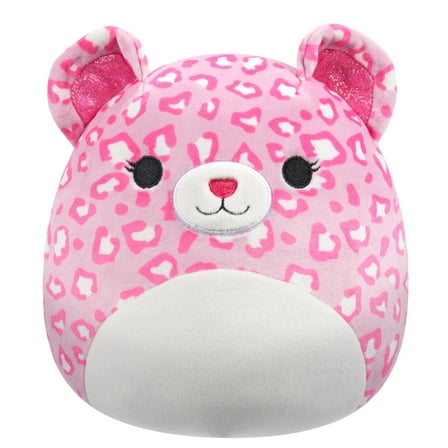 Squishmallows Official 7.5 inch Antonella the Hot Pink Leopard - Child's Ultra Soft Stuffed Plush Toy