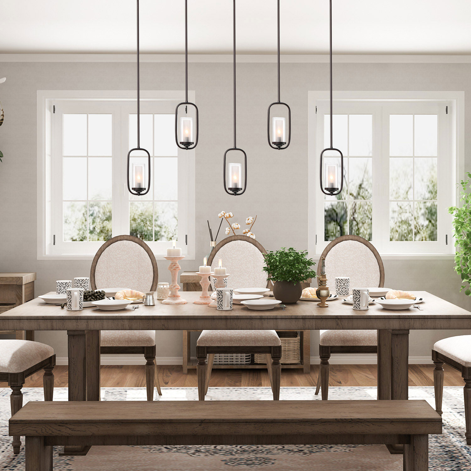 pendant lighting modern farmhouse