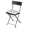 thumbnail image 2 of Set of 2 Folding Chair, PE Rattan Folding Chair Set with Beige Cushion for Backyard Lawn Porch Poolside Garden, 2 of 9