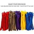 thumbnail image 7 of Lelaffet 100 Pack Elastic Band for Masks 1/4 Inch Adjustable Straps with Stoppers Buckle Silicone Cord Lock MIX, 7 of 7