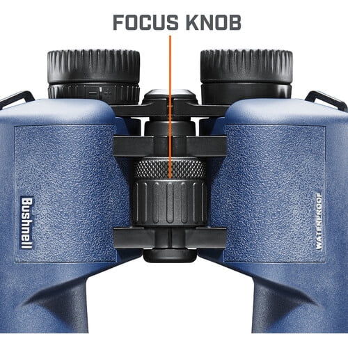 Bushnell 7X50 H20 Waterproof/Fogproof Binoculars (Dark Blue) with Cleaning Kit