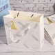 thumbnail image 3 of Bolsa de mano para compras con patrón de hoja de plátano japonés, bolsas de regalo de papel con asa, 6 uds., 3 of 8
