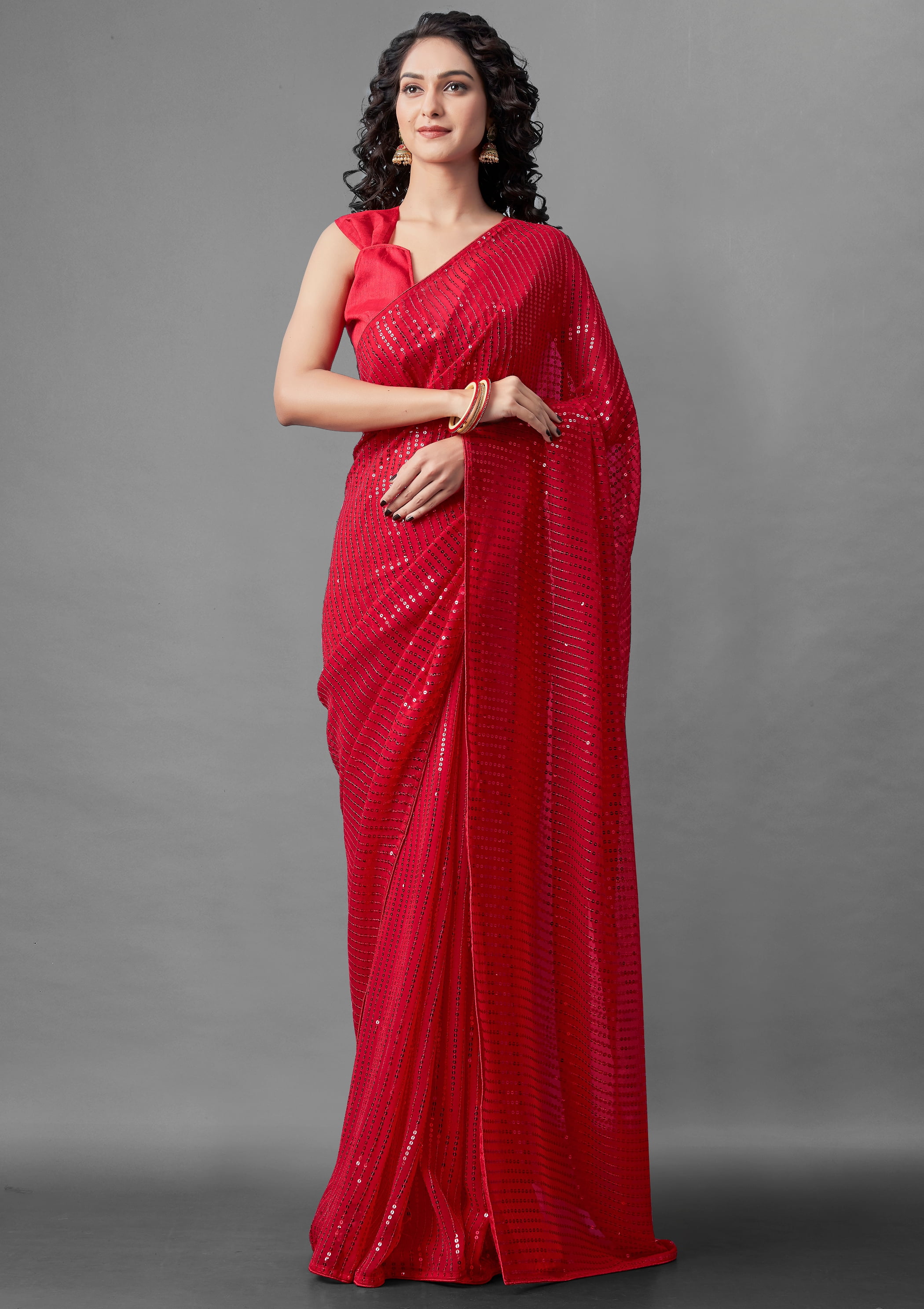 Ashavali Traditional Paithani Cotton Silk Sarees With Contrast Blouse Piece  (Red & Silver)