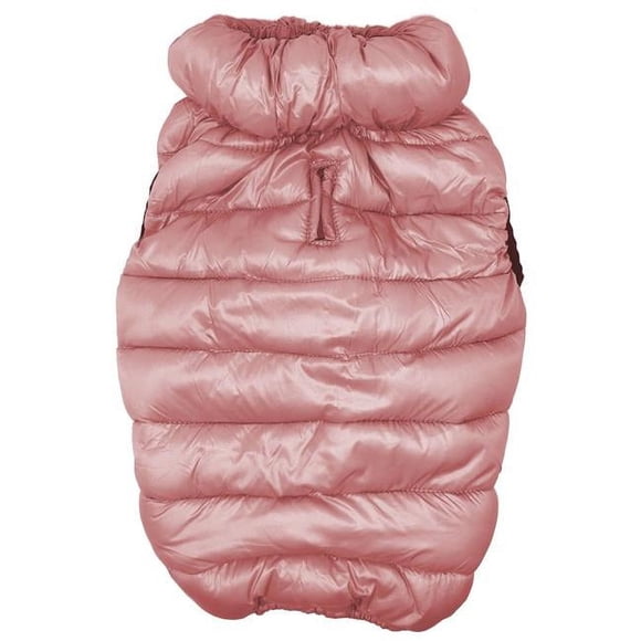 Pet Life 63PKSM Pursuit Manteau pour Chien Matelassé Ultra-Peluche Thermique, Rose - Petit