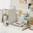 thumbnail image 2 of Drawer-Style Desktop Pegboard Storage Rack, Multifunctional Stationery Organizer Box for and Office Small Item Storage, Adjustable and Customizable Desk System, 2 of 6
