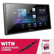 New Pioneer DMH-W4660NEX 6.8 2-DIN Multimedia Receiver with License Plate Camera
